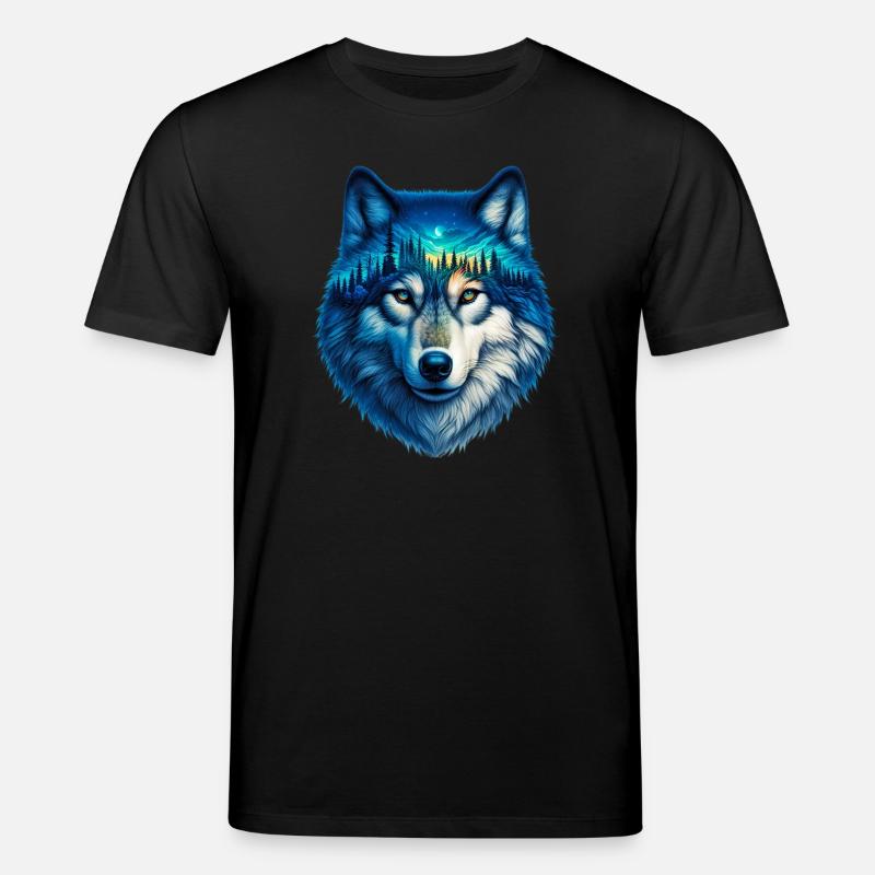 Wolf - Stanley/Stella Unisex Bio-T-Shirt CREATOR - Schwarz