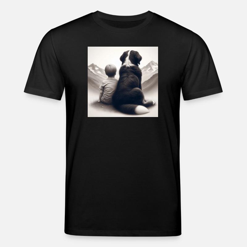 Berner Sennenhund - Stanley/Stella Unisex Bio-T-Shirt CREATOR  - Schwarz