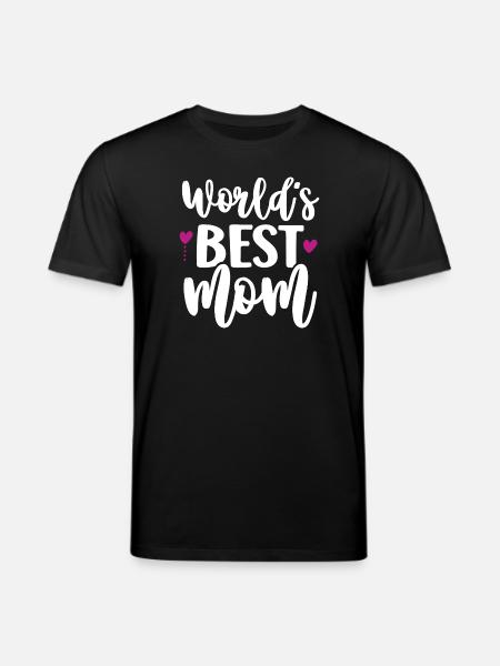 Die beste Mutter der Welt - Stanley/Stella Unisex Bio-T-Shirt CREATOR - Schwarz