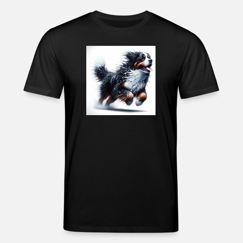 Berner Sennenhund - Stanley/Stella Unisex Bio-T-Shirt CREATOR - Schwarz