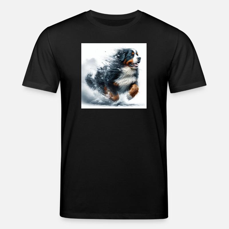 Berner Sennenhund - Stanley/Stella Unisex Bio-T-Shirt CREATOR  - Schwarz