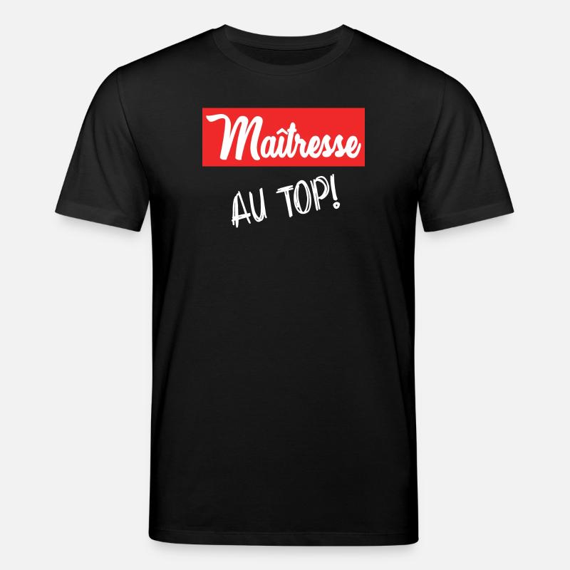 MAÎTRESSE. MERCI. MERCI MAÎTRESSE - T-shirt bio CREATOR Stanley/Stella Unisexe - noir