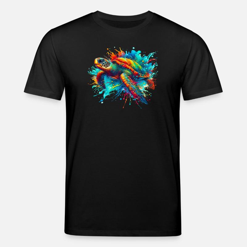 Turtle - Stanley/Stella CREATOR Unisex Organic T-Shirt - black