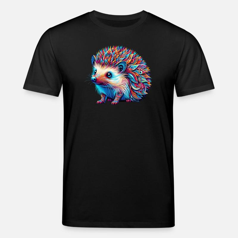 Igel - Stanley/Stella Unisex Bio-T-Shirt CREATOR  - Schwarz