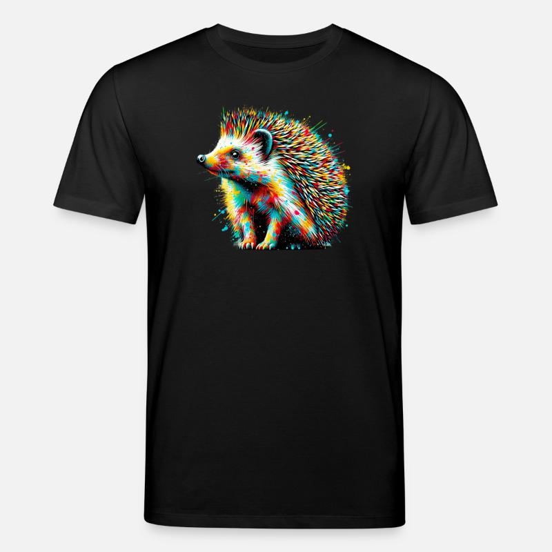 Igel - Stanley/Stella Unisex Bio-T-Shirt CREATOR  - Schwarz