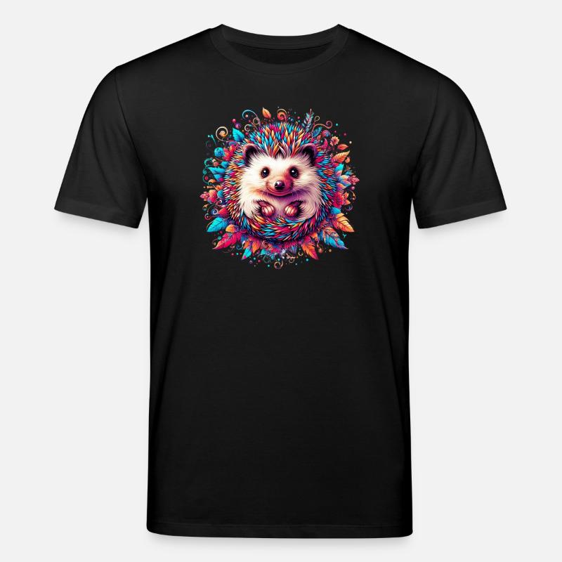 Hérisson - T-shirt bio CREATOR Stanley/Stella Unisexe - noir