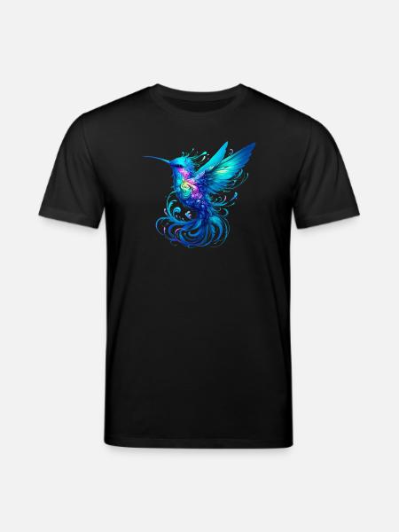 Hummingbird - Stanley/Stella CREATOR Unisex Organic T-Shirt - black