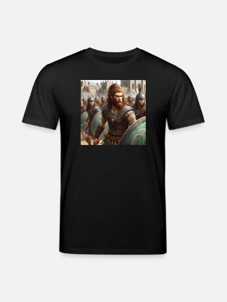 Celtiberians defending Numancia - Stanley/Stella CREATOR Unisex Organic T-Shirt - black