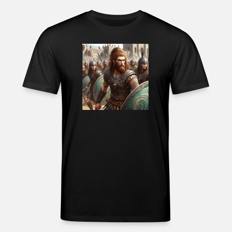 Les Celtibères défendent la Numancia - T-shirt bio CREATOR Stanley/Stella Unisexe - noir