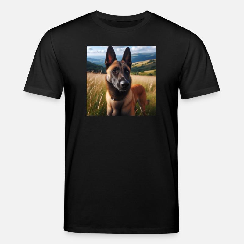 Belgischer Malinois - Stanley/Stella Unisex Bio-T-Shirt CREATOR  - Schwarz