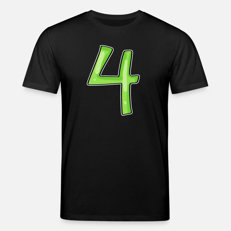 4 - Quatre Vert - T-shirt bio CREATOR Stanley/Stella Unisexe - noir