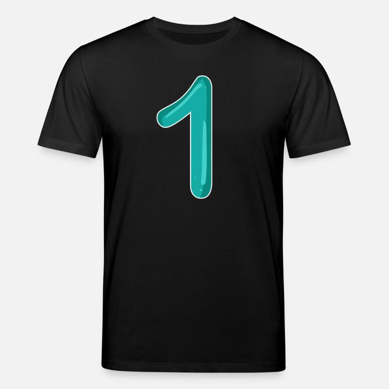 Zahl 1 - Stanley/Stella Unisex Bio-T-Shirt CREATOR  - Schwarz