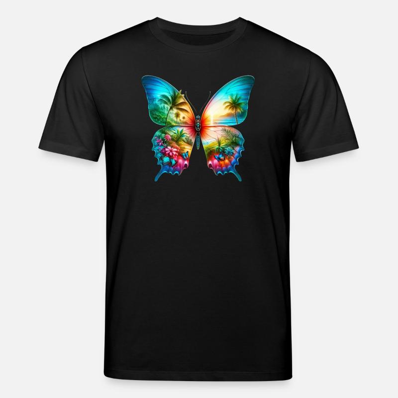 Papillon - T-shirt bio CREATOR Stanley/Stella Unisexe - noir