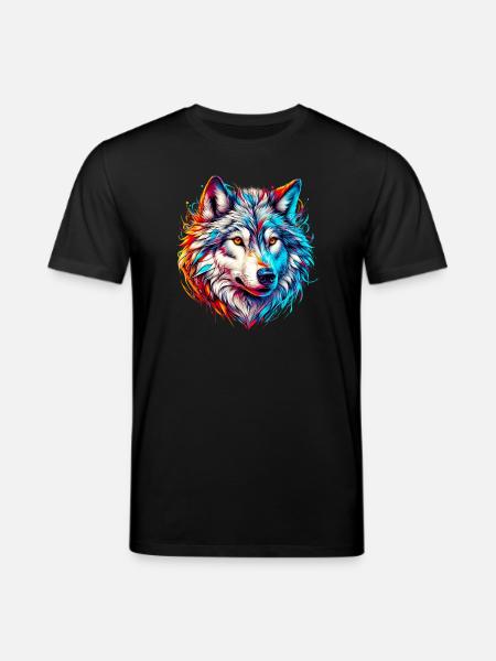 Wolf - Stanley/Stella Unisex Bio-T-Shirt CREATOR - Schwarz