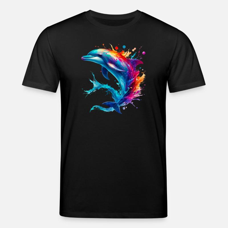Dauphin - T-shirt bio CREATOR Stanley/Stella Unisexe - noir