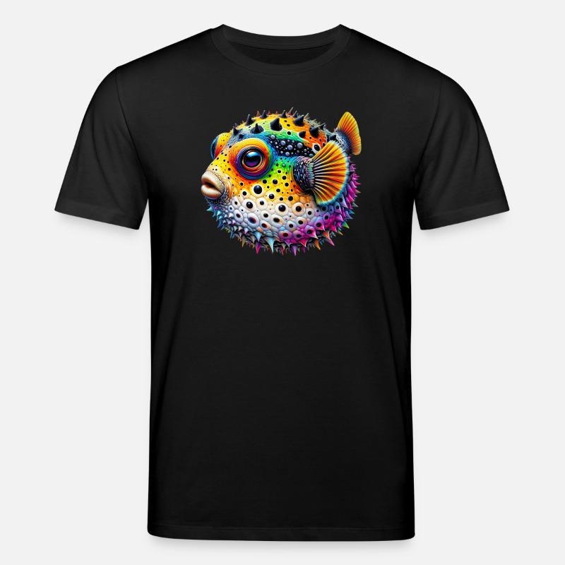 Kugelfisch - Stanley/Stella Unisex Bio-T-Shirt CREATOR  - Schwarz