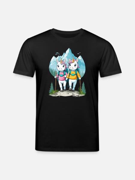 Wanderer Unicorns - Stanley/Stella CREATOR Unisex Organic T-Shirt - black