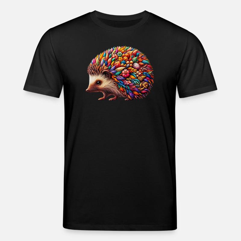Igel - Stanley/Stella Unisex Bio-T-Shirt CREATOR  - Schwarz