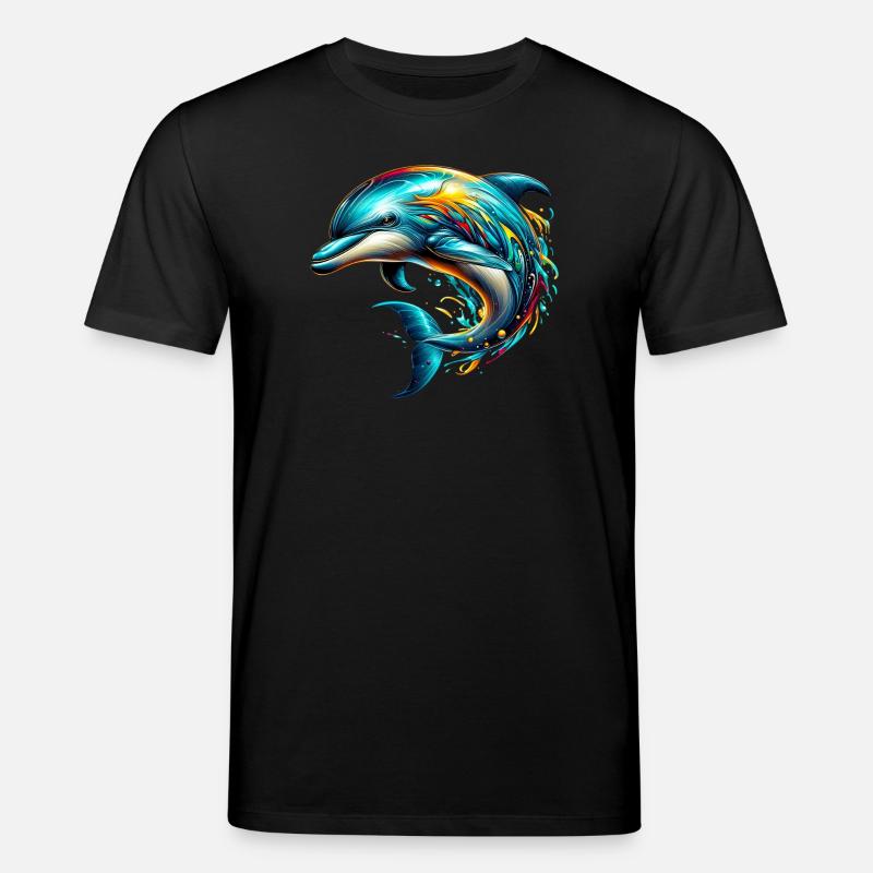 Dauphin - T-shirt bio CREATOR Stanley/Stella Unisexe - noir