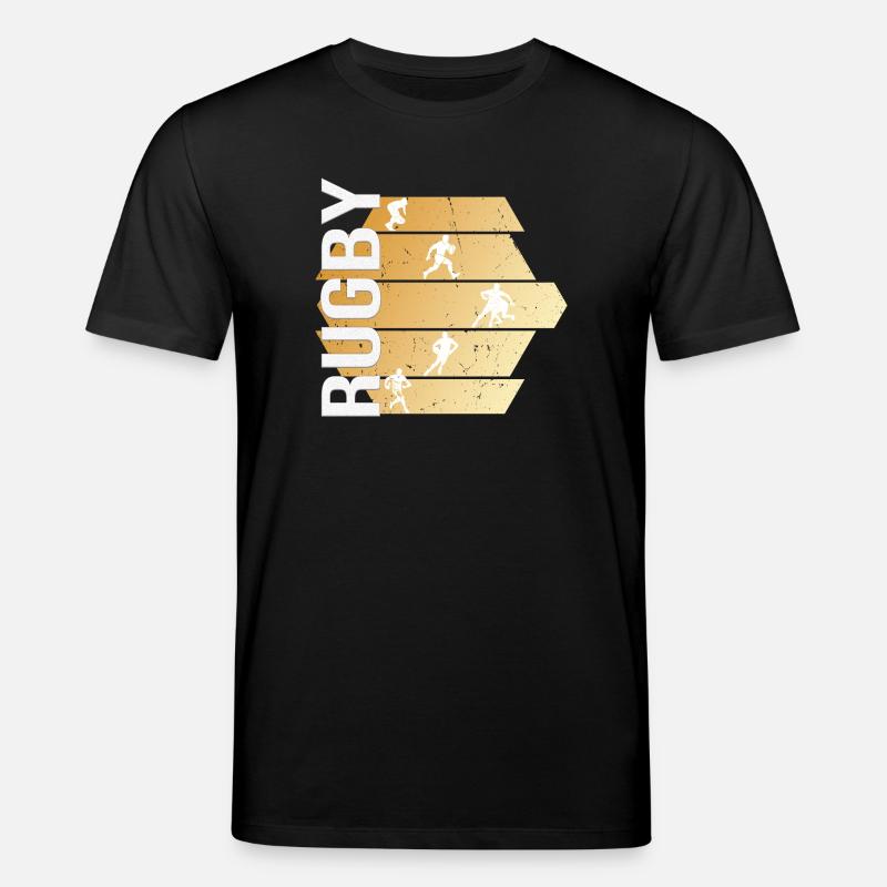 Rugby - Stanley/Stella Unisex Bio-T-Shirt CREATOR  - Schwarz