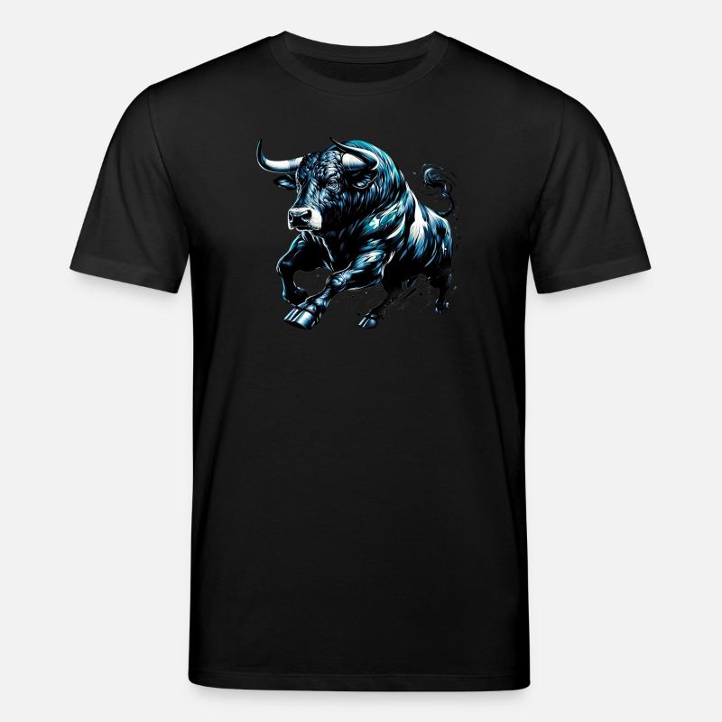 Stier - Stanley/Stella Unisex Bio-T-Shirt CREATOR  - Schwarz