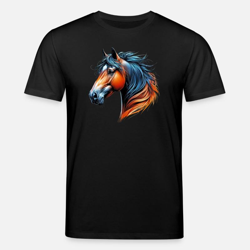 Cheval - T-shirt bio CREATOR Stanley/Stella Unisexe - noir