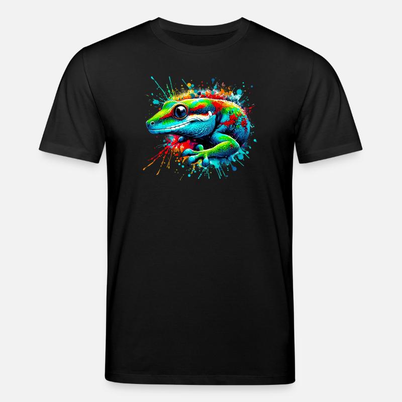 Gecko - T-shirt bio CREATOR Stanley/Stella Unisexe - noir