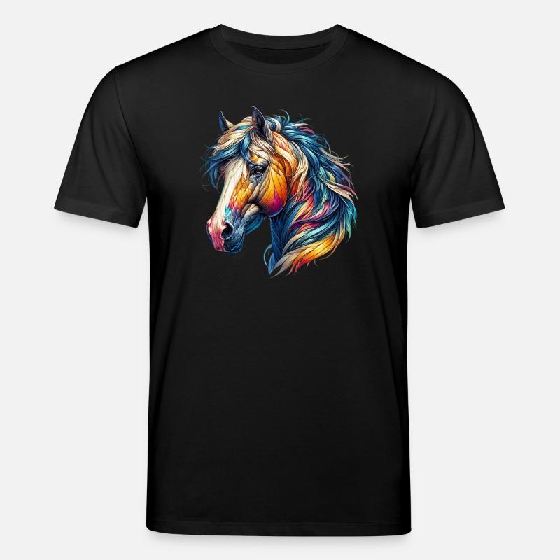 Cheval - T-shirt bio CREATOR Stanley/Stella Unisexe - noir