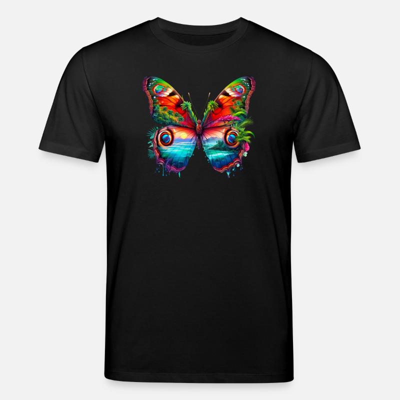 Papillon - T-shirt bio CREATOR Stanley/Stella Unisexe - noir