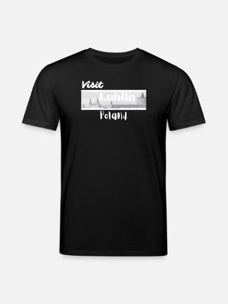 Visit Lublin Poland - Stanley/Stella CREATOR Unisex Organic T-Shirt - black