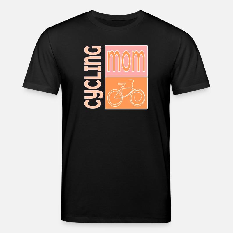CYCLISME MAMAN VÉLO ART - T-shirt bio CREATOR Stanley/Stella Unisexe - noir