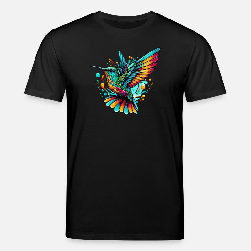 Kolibri - Stanley/Stella Unisex Bio-T-Shirt CREATOR - Schwarz