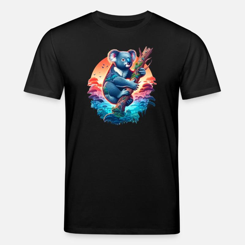 Koala - T-shirt bio CREATOR Stanley/Stella Unisexe - noir
