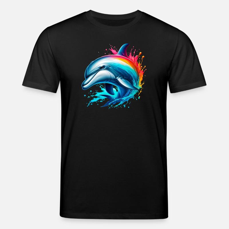 Dauphin - T-shirt bio CREATOR Stanley/Stella Unisexe - noir