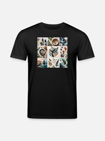 Nature in Art - Stanley/Stella CREATOR Unisex Organic T-Shirt - black