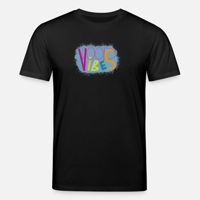 Lebendige Vibes Kunstdesign - Stanley/Stella Unisex Bio-T-Shirt CREATOR - Schwarz