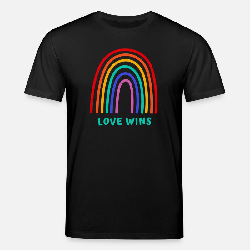 Liebe siegt - Stanley/Stella Unisex Bio-T-Shirt CREATOR  - Schwarz