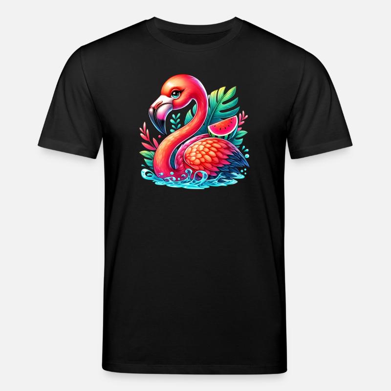 Flamant - T-shirt bio CREATOR Stanley/Stella Unisexe - noir