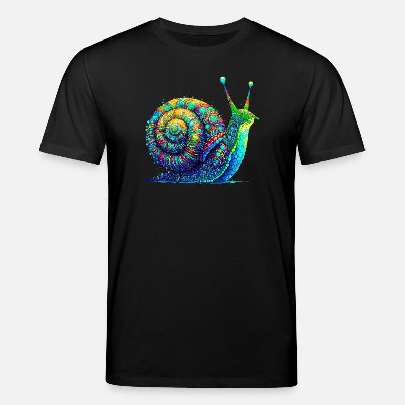 Snail - Stanley/Stella CREATOR Unisex Organic T-Shirt - black