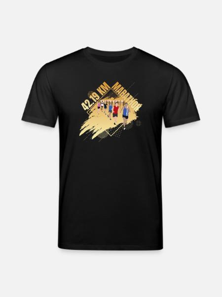 42 19 KM - Marathon - Stanley/Stella Unisex Bio-T-Shirt CREATOR - Schwarz
