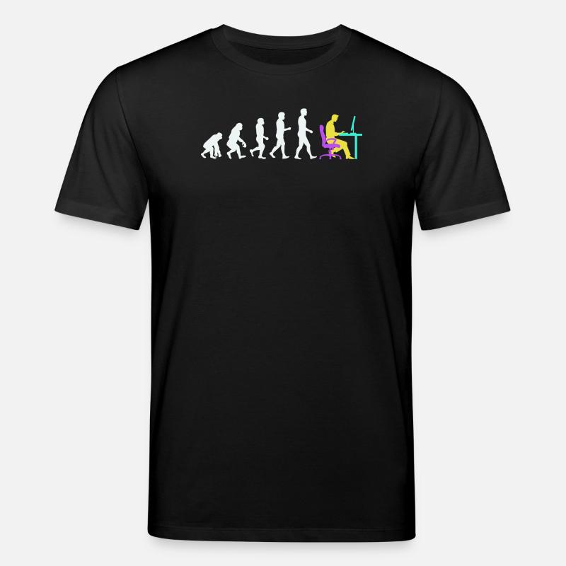 Développeur Evolution Computergeek Open Source - T-shirt bio CREATOR Stanley/Stella Unisexe - noir