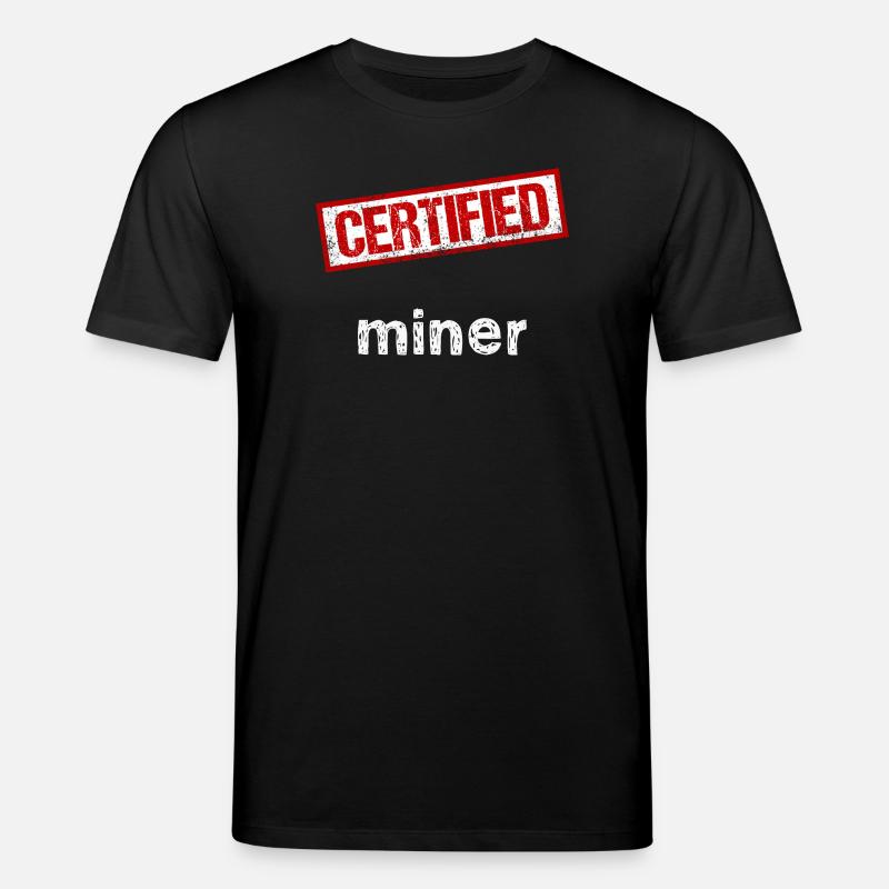 Bergarbeiter - Stanley/Stella Unisex Bio-T-Shirt CREATOR  - Schwarz