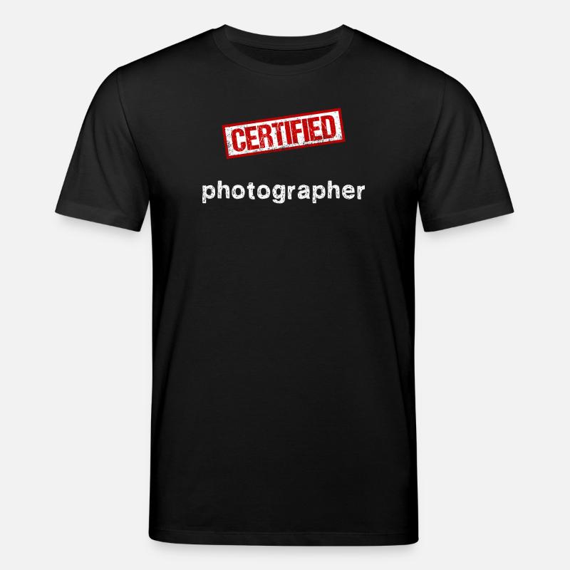 Photographe - T-shirt bio CREATOR Stanley/Stella Unisexe - noir