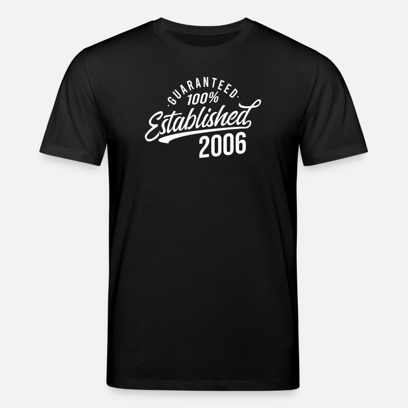 100% Established in 2006 - Stanley/Stella Unisex Bio-T-Shirt CREATOR - Schwarz
