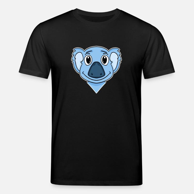 Koala Tête d’ours - T-shirt bio CREATOR Stanley/Stella Unisexe - noir