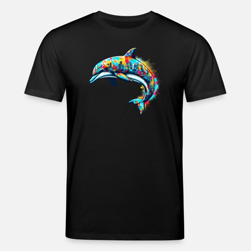 Dauphin - T-shirt bio CREATOR Stanley/Stella Unisexe - noir