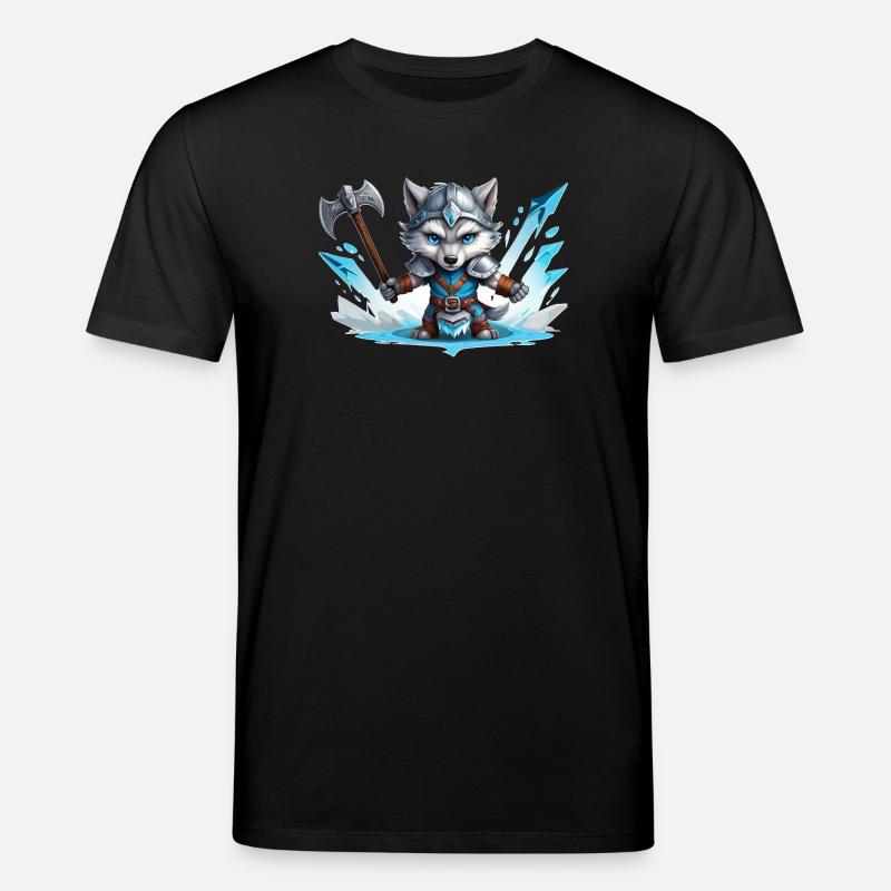 Viking Wolf Warrior - Stanley/Stella Unisex Bio-T-Shirt CREATOR - Schwarz