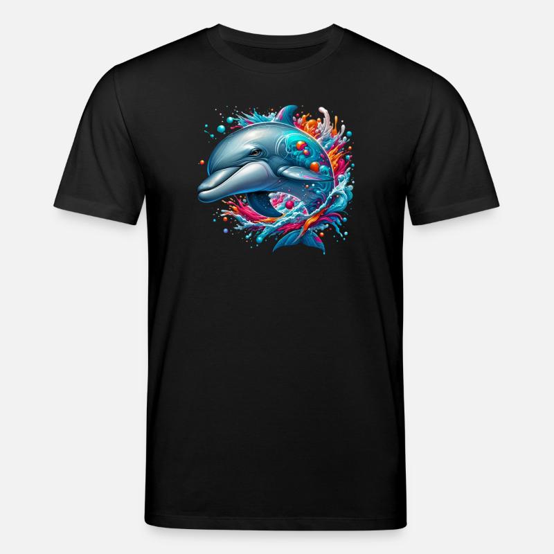 Dauphin - T-shirt bio CREATOR Stanley/Stella Unisexe - noir