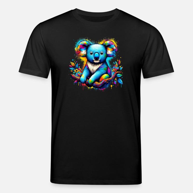 Koala - Stanley/Stella Unisex Bio-T-Shirt CREATOR - Schwarz