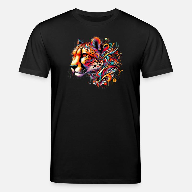 Gepard - Stanley/Stella Unisex Bio-T-Shirt CREATOR  - Schwarz